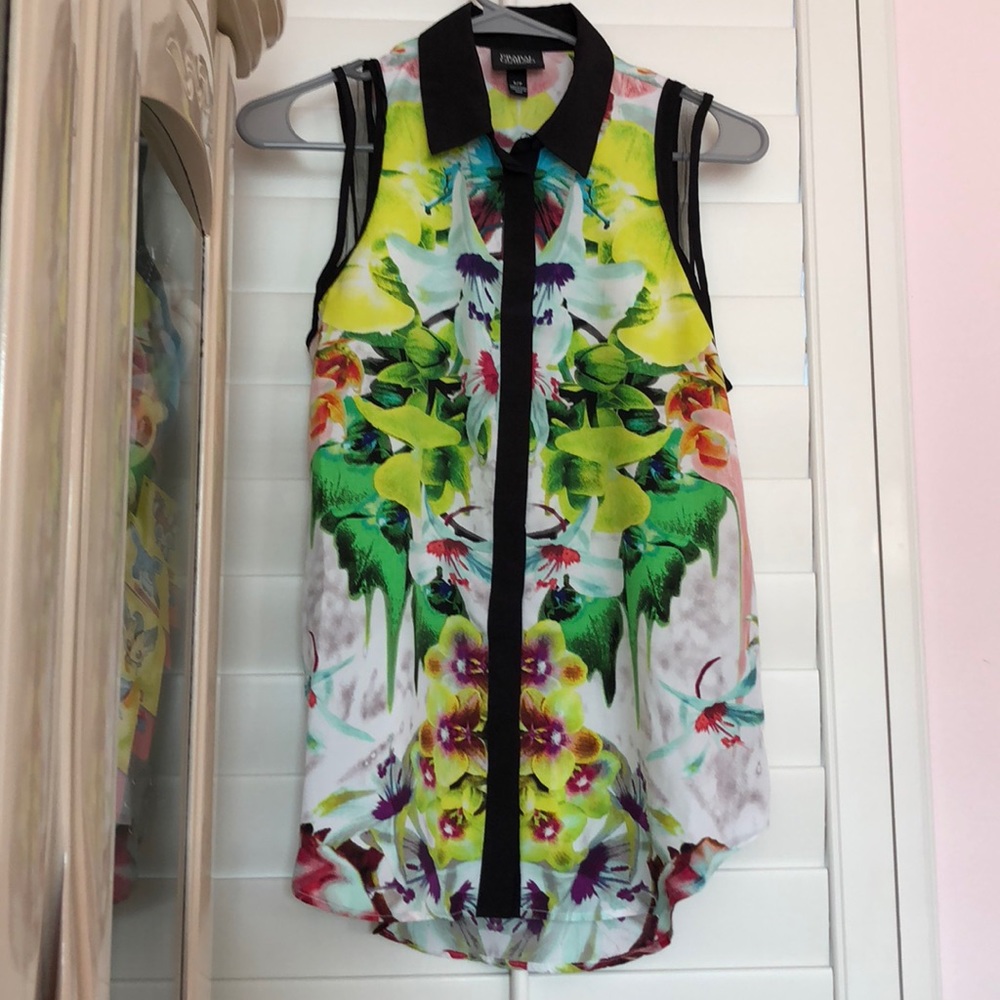 Prabal Gurung for Target collab printed blouse.